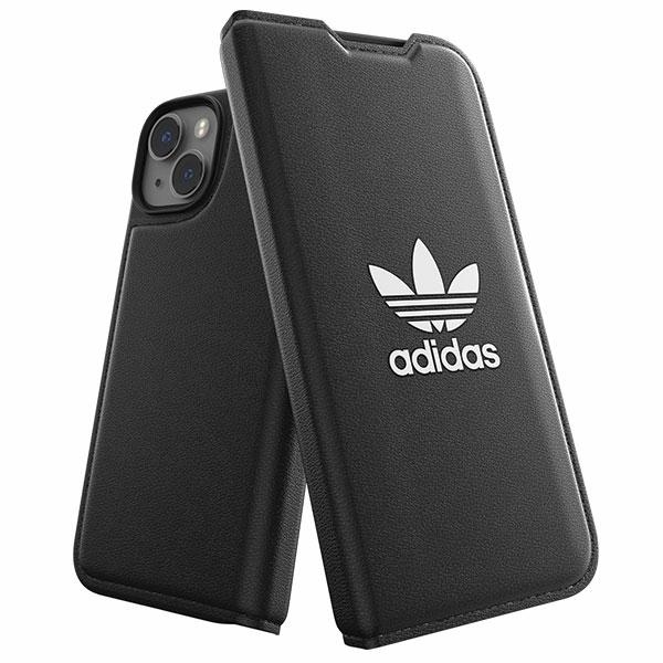 Adidas OR Booklet Ümbris BASIC iPhone 14 6.1" must/must valge 50181