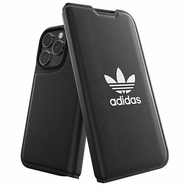 Adidas OR Booklet Ümbris BASIC iPhone 14 Pro 6.1" must/must valge 50182