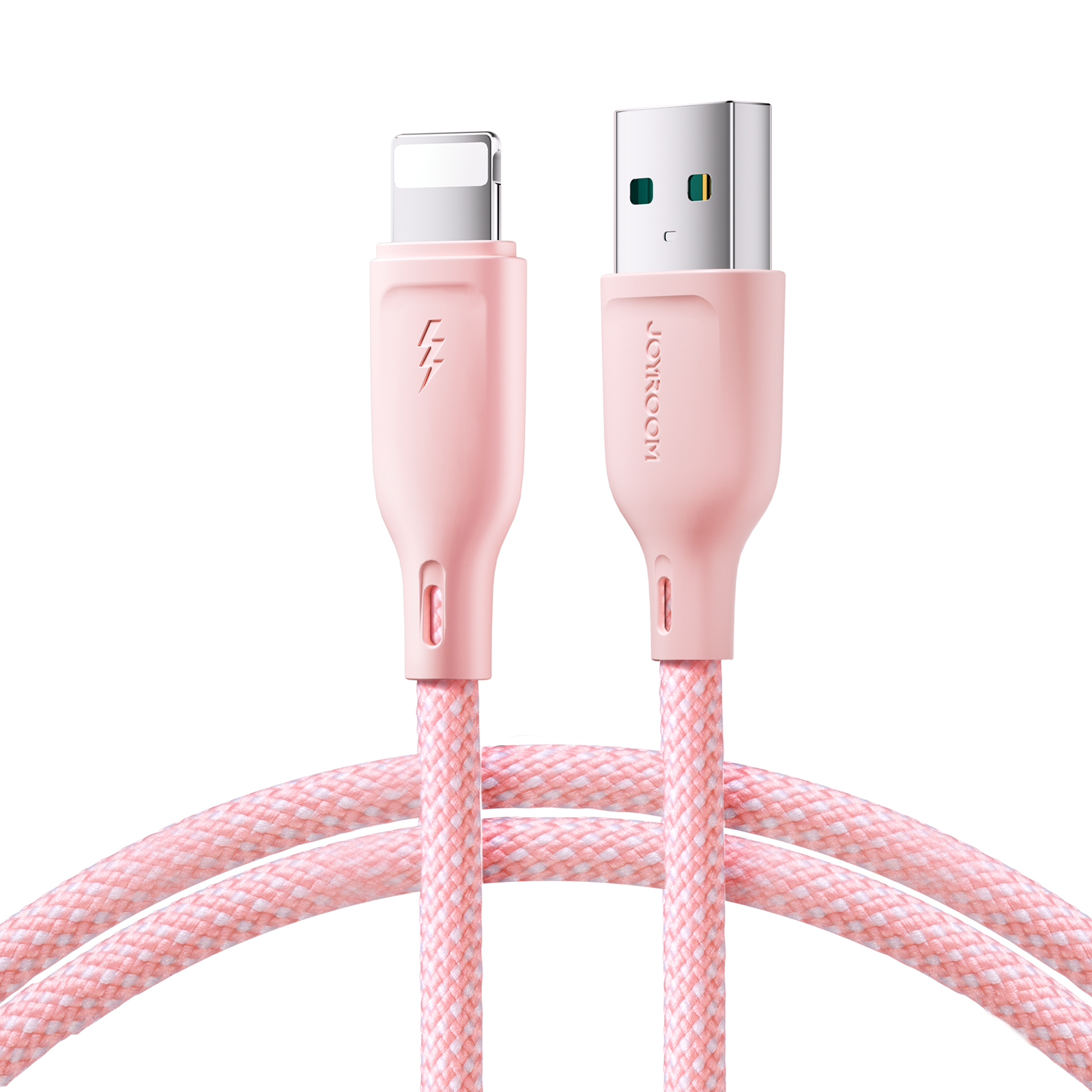 Joyroom S-A34 кабель Lightning (3A) 1м - розовый