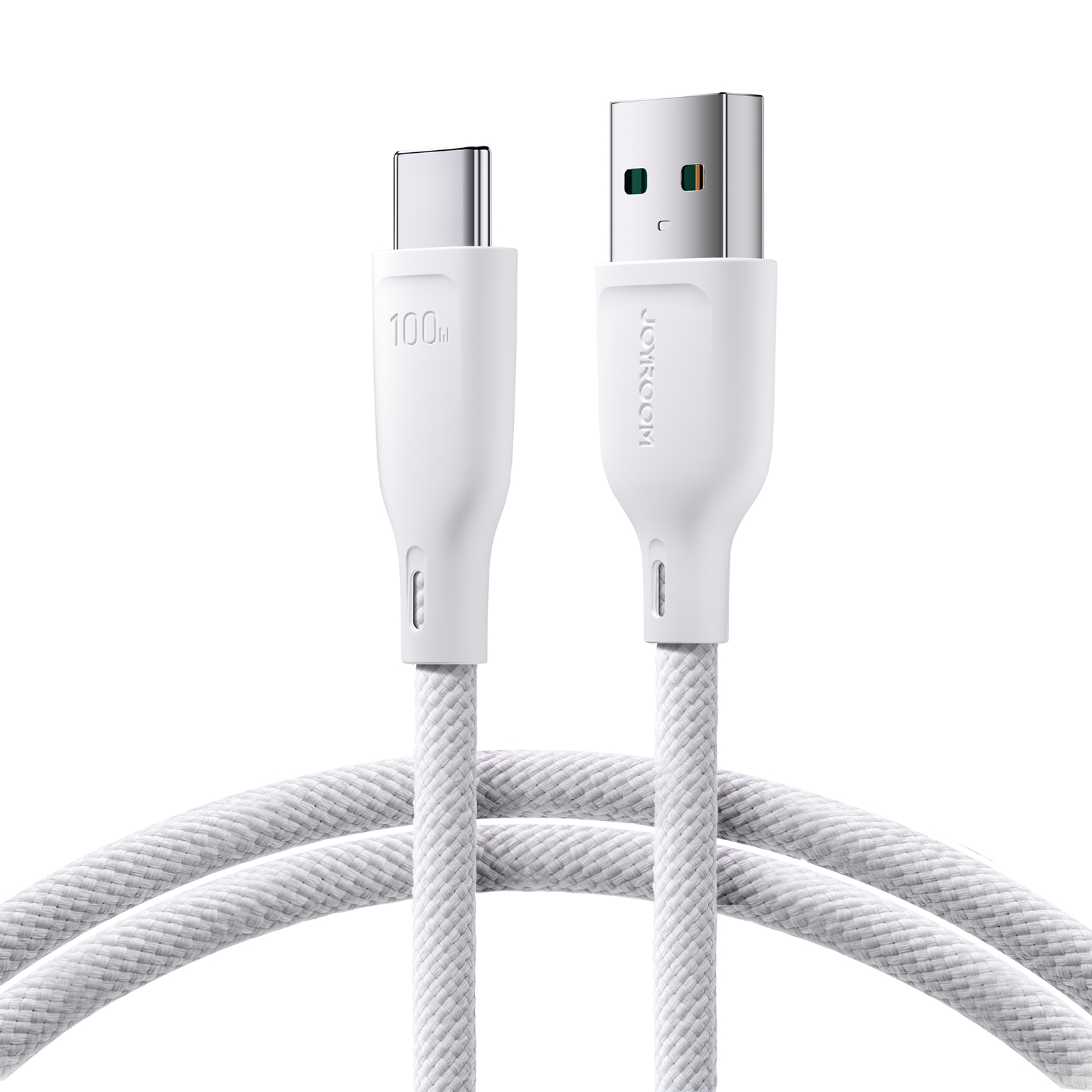 Joyroom Multi-Color Series S-A34 USB-A / USB-C 100W Kaabel 1m - valge