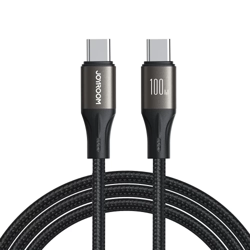 USB kaabel Joyroom SA25-CC5, must, Type-C / Type-C, 120 cm