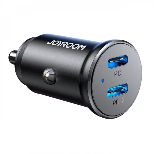 Autohoidik laadimisega Joyroom JR-CCN06 must 30W (2xPD)