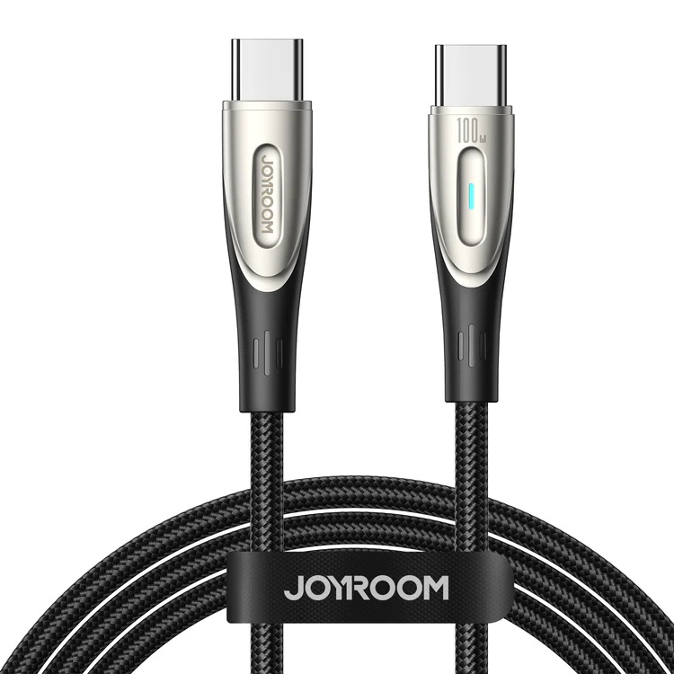 Joyroom Star-Light Series SA27-CC5 кабель USB-C USB-C 100W 1.2м - чёрный