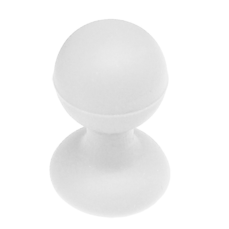Phone hoidja with a round head - valge