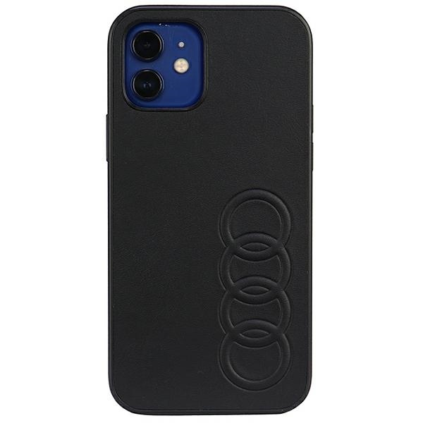 Audi Synthetic Leather iPhone 12/12 Pro 6.1" must/must hardcase AU-TPUPCIP12P-TT/D1-BK