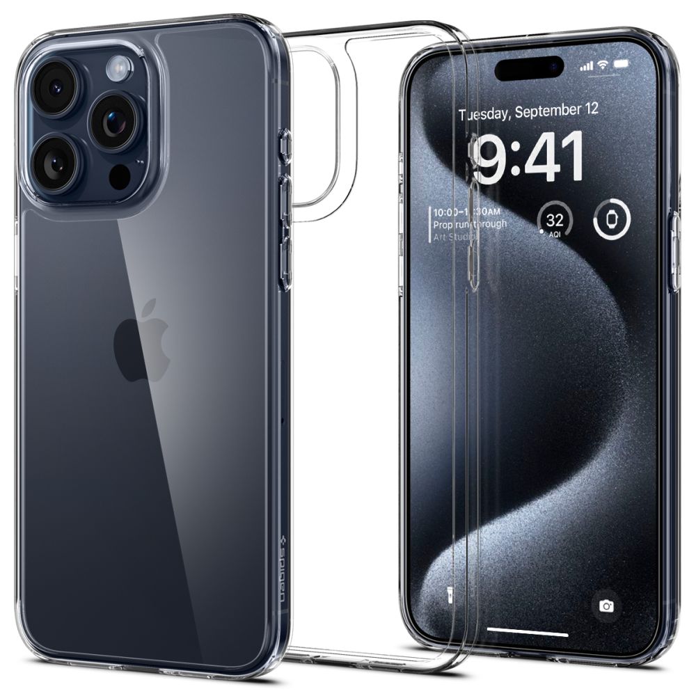 Spigen Airskin Hybrid чехол для iPhone 15 Pro - прозрачный