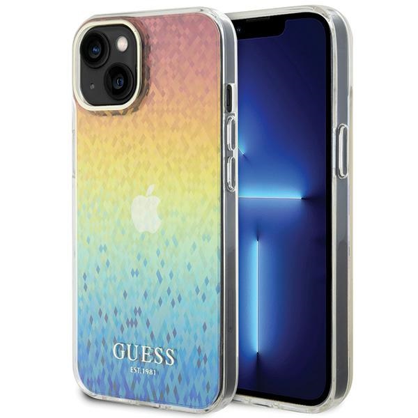 Guess IML Faceted Mirror Disco Iridescent чехол для iPhone 15 - разноцветный