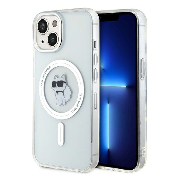 Karl Lagerfeld IML Choupette MagSafe ümbris jaoks iPhone 15 - läbipaistev