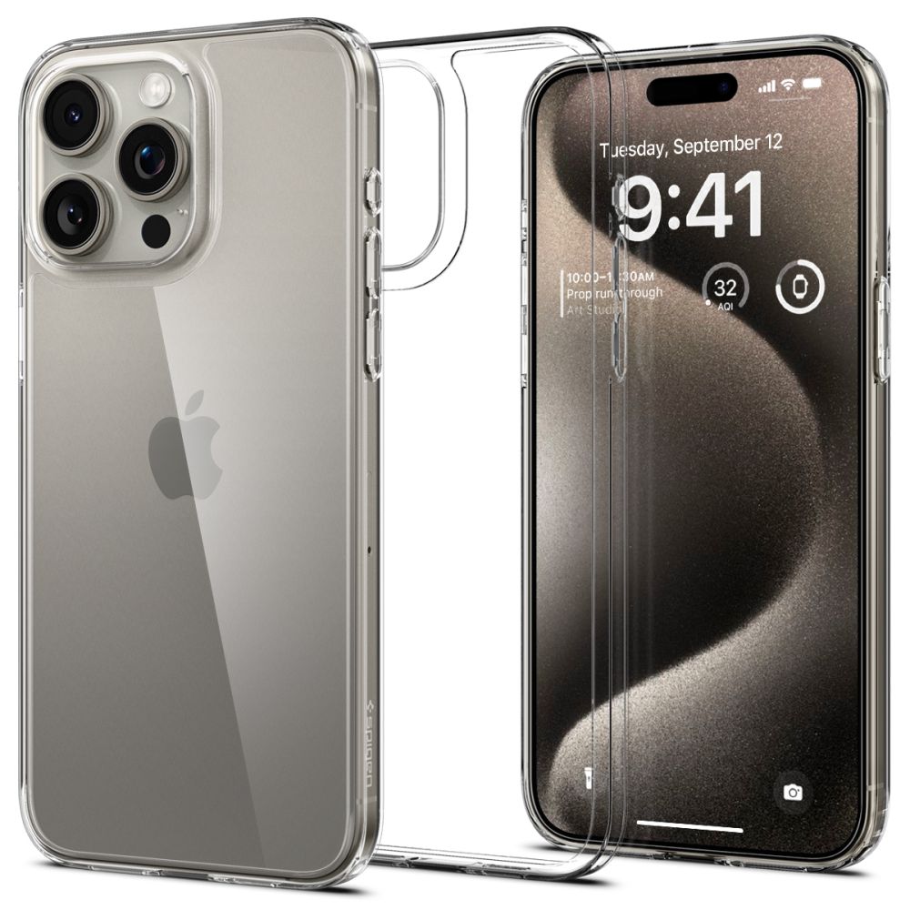 Spigen Airskin Hybrid Ümbris jaoks iPhone 15 Pro Max - Clear