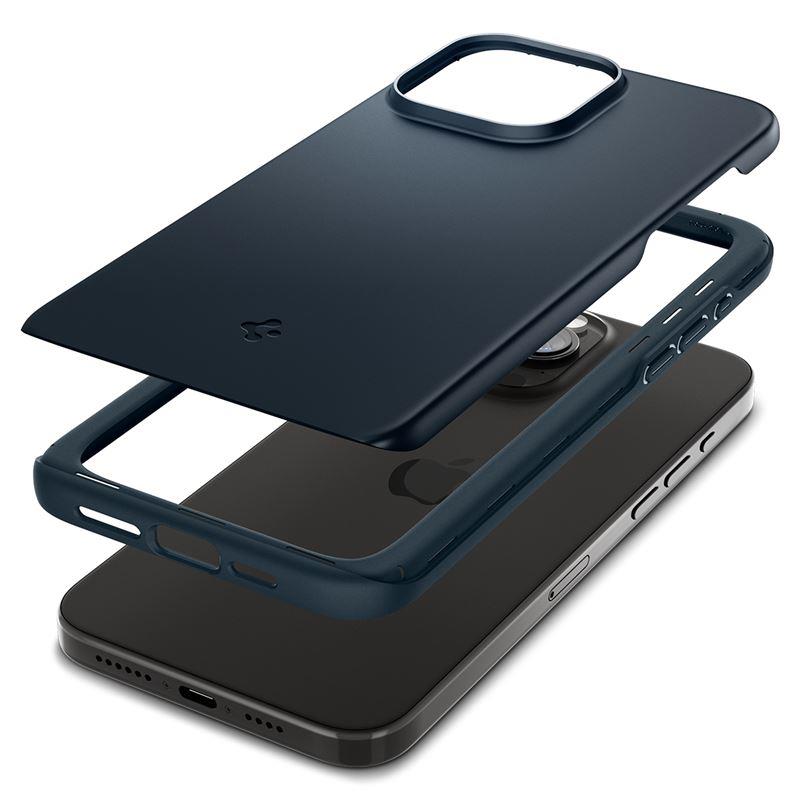 Spigen Thin Fit iPhone 15 Pro Max Ümbris - must Metal