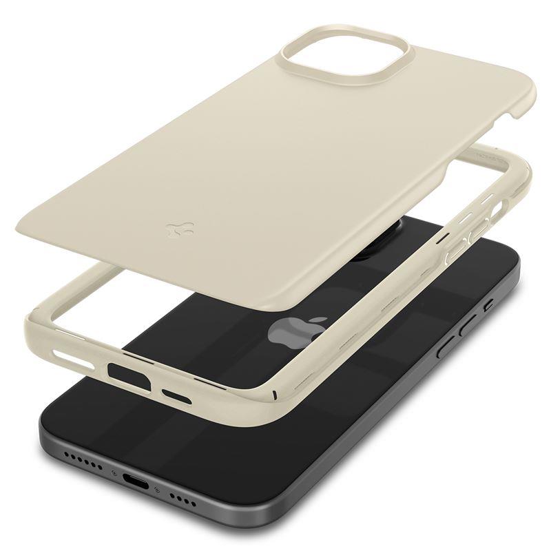 Spigen Thin Fit iPhone 15 Plus Ümbris - Beige