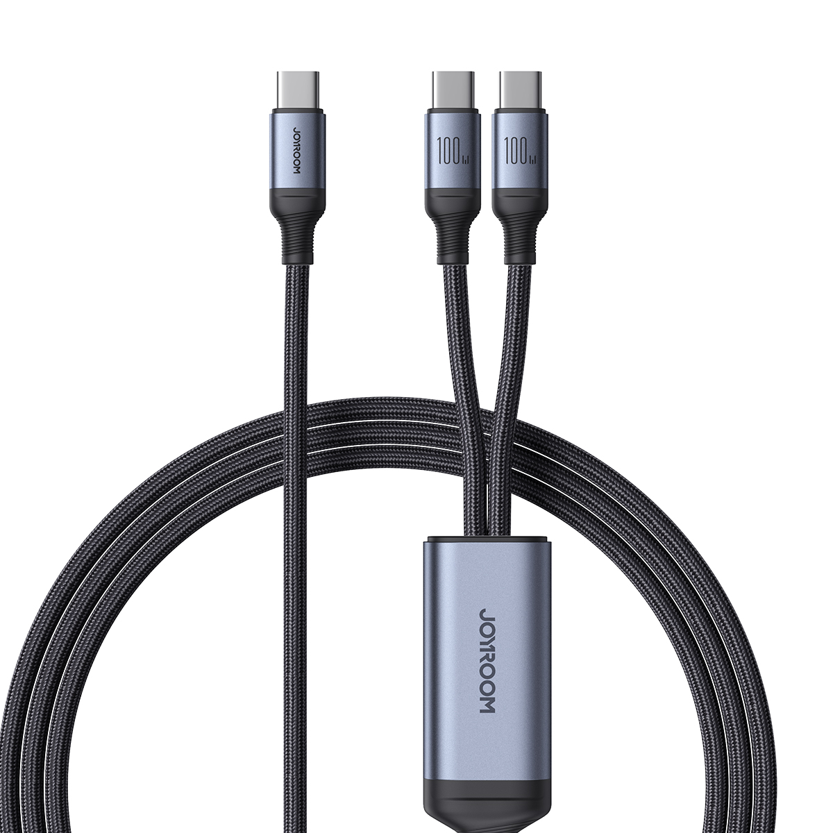 Joyroom Speedy Series S-A21 кабель 2 в 1 USB-C - USB-C USB-C 100W 1.5м - чёрный