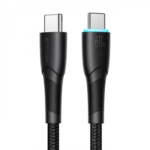 Joyroom Starry Series SA32-CC3 кабель USB-C USB-C 60W 1м - чёрный