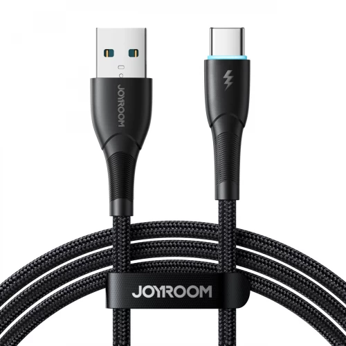 Joyroom Starry Series SA32-AC3 3A кабель USB-A USB-C 1м - чёрный