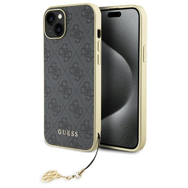 Guess 4G Charms Collection ümbris jaoks iPhone 15 Plus - hall