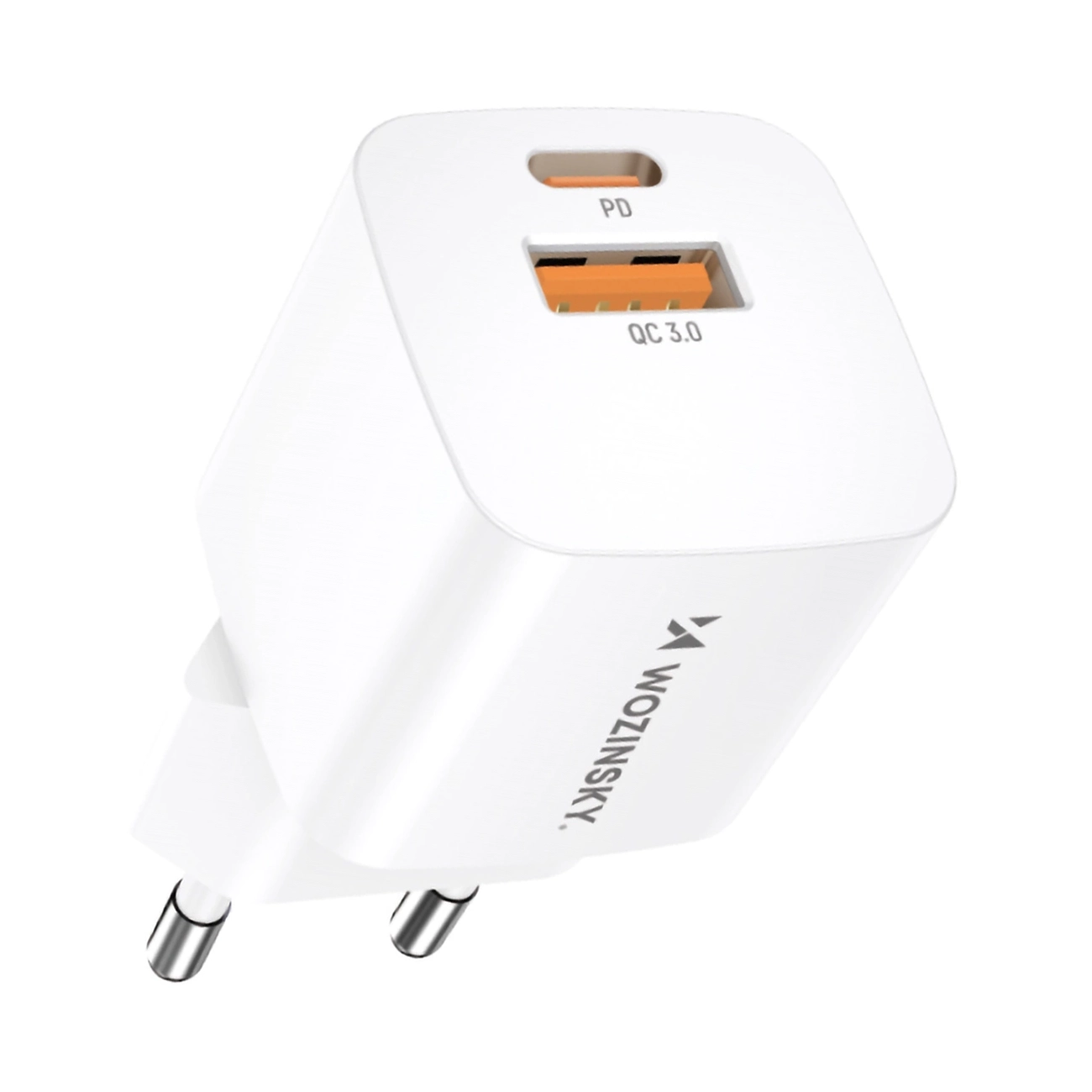 Wozinsky CMWCW 20W USB-C / USB-A Wall Laadija - valge