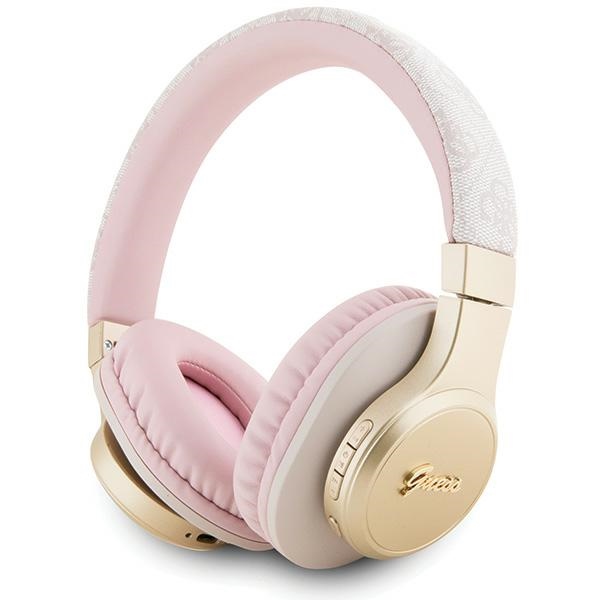 Guess Bluetooth on-ear headphones GUBH604GEMP roosa/roosa 4G Script