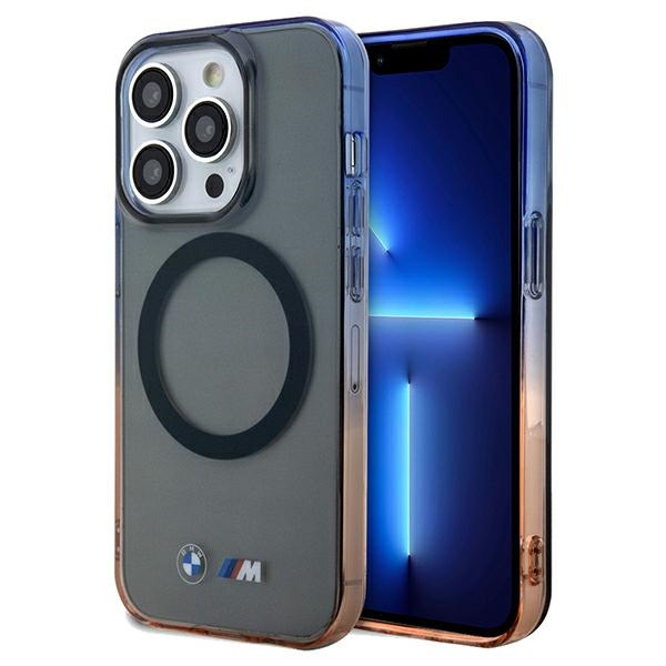 BMW Gradient Bumper MagSafe ümbris jaoks iPhone 15 Pro Max - hall