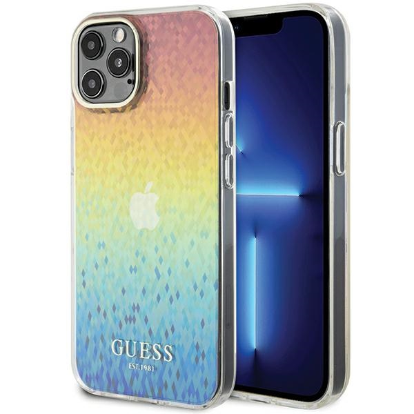 Guess IML Faceted Mirror Disco Iridescent ümbris jaoks iPhone 12/12 Pro - multicolor