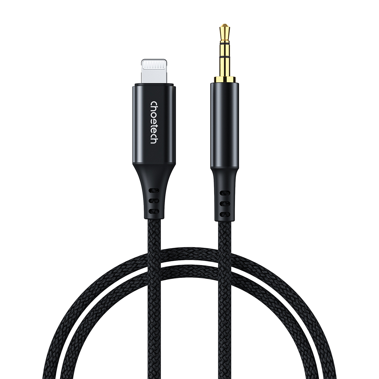 Choetech AUX007 Lightning / mini jack 3.5mm kaabel 1m must