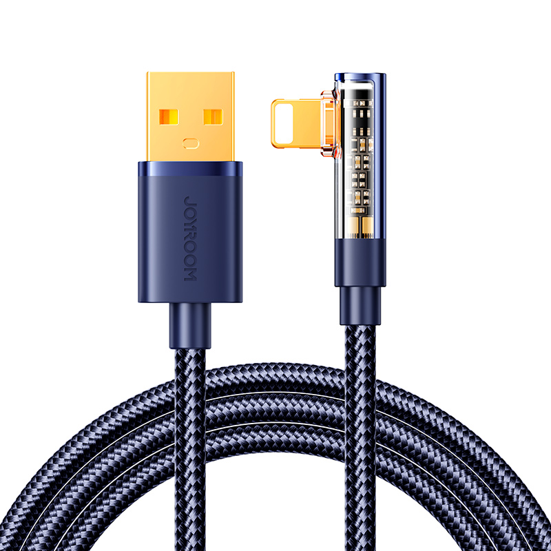 Angle Kaabel to USB-A / Lightning / 1.2m Joyroom S-UL012A6 (sinine)