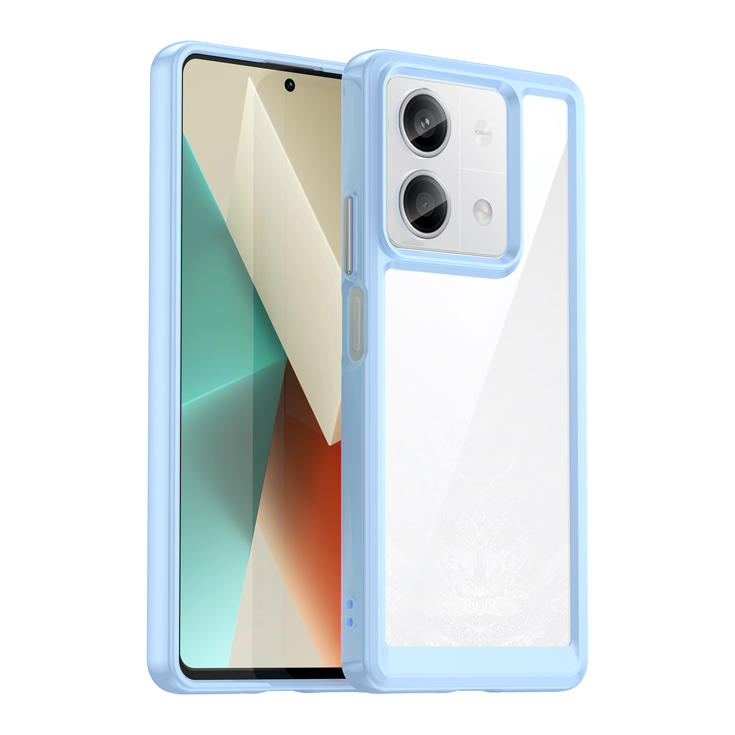 Outer Space Ümbris with gel frame jaoks Xiaomi Redmi Note 13 5G - sinine