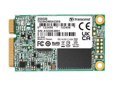 Transcend 256GB mSATA SSD SATA3 3D TLC ketas