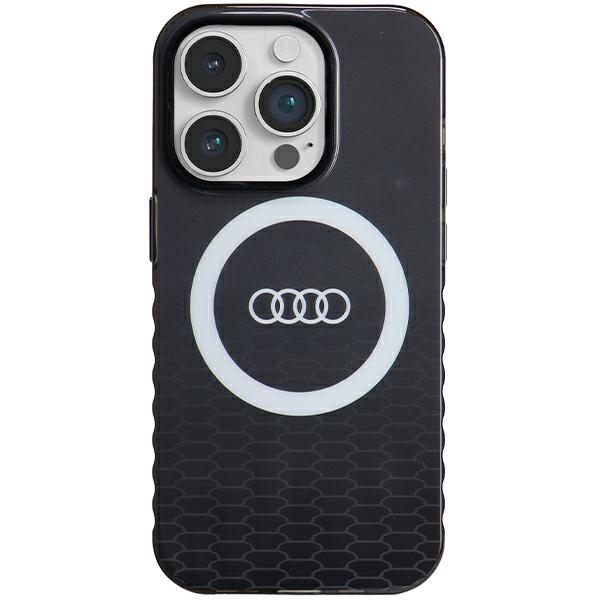 Audi IML Big Logo MagSafe ümbris jaoks iPhone 14 Pro - must