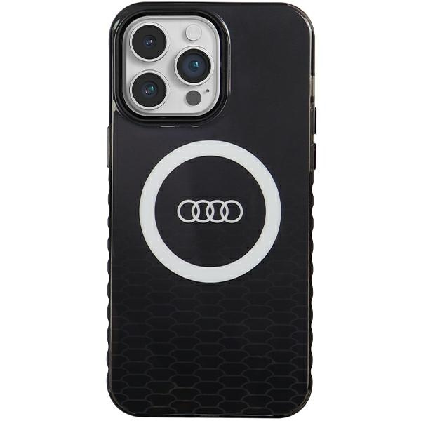 Audi IML Big Logo MagSafe ümbris jaoks iPhone 14 Pro Max - must