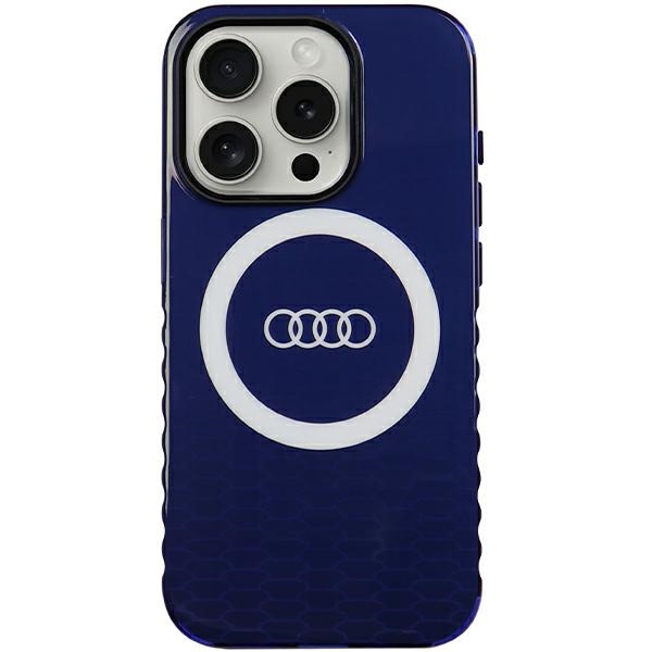 Audi IML Big Logo MagSafe ümbris jaoks iPhone 15 Pro - sinine