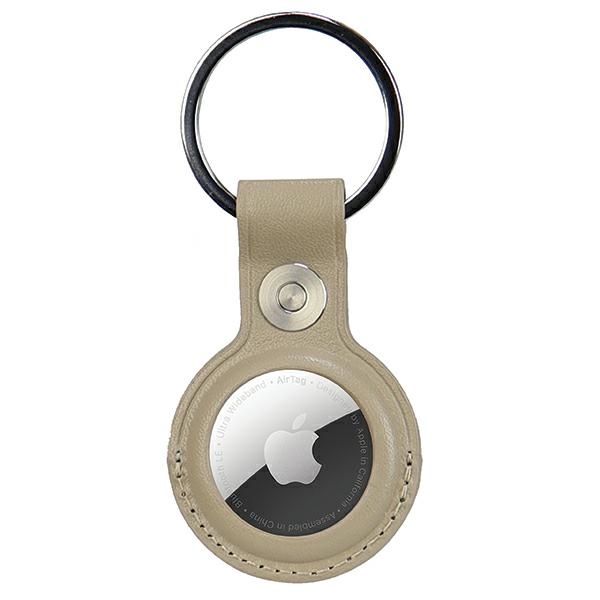 Audi Synthetic Leather AirTag ümbris - beige