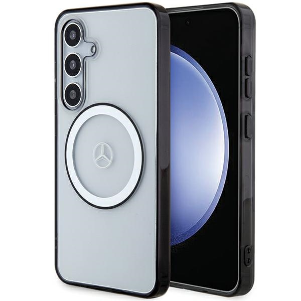 Mercedes Printed Logo MagSafe ümbris jaoks Samsung Galaxy S24 - läbipaistev