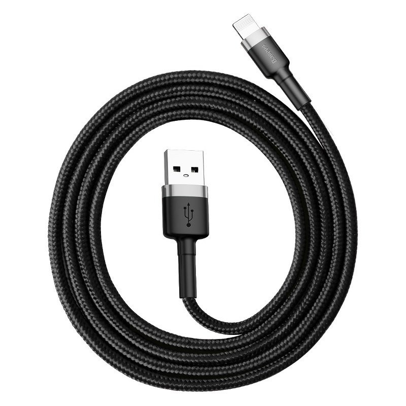 USB cable Baseus Cafule USB-A to Lightning 2.4A 1.0m hall-must CALKLF-BG1
