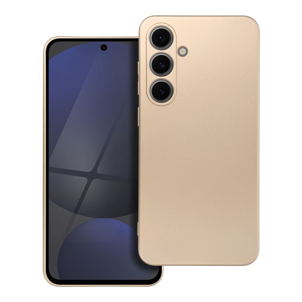 METALLIC Ümbris jaoks SAMSUNG S24 FE kuldne