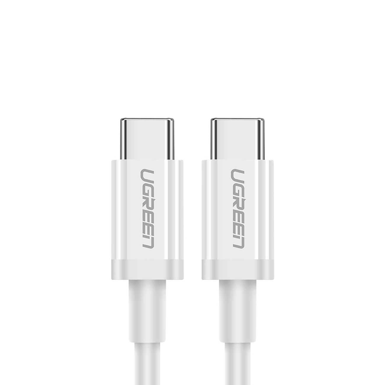 Ugreen US264 60518 USB-C / USB-C PD QC AFC kaabel 1m - valge