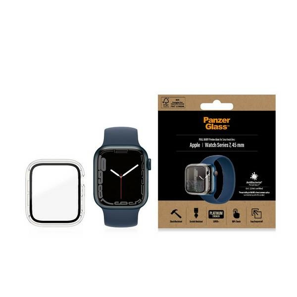 PanzerGlass Full Body ümbris jaoks Apple Watch 7 / 8 45 mm - läbipaistev