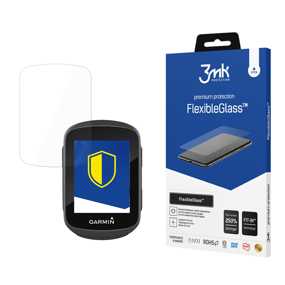 3mk FlexibleGlass™ hübriidklaas Garmin Edge 130 jaoks