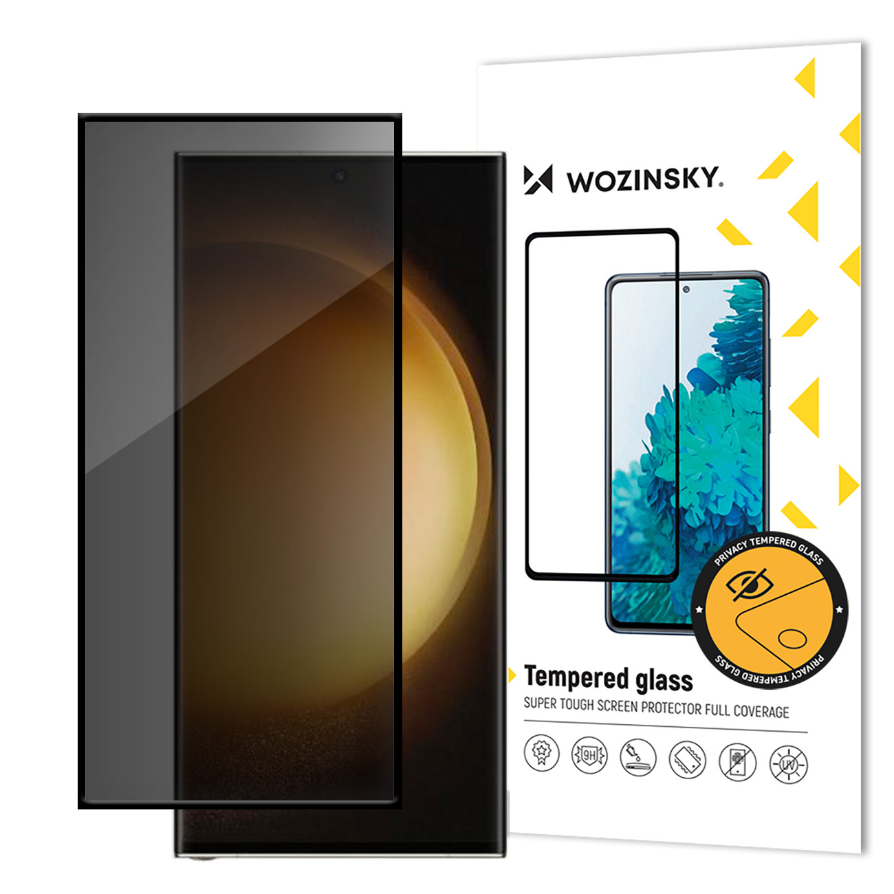 Wozinsky Privacy Glass karastatud privaatsusklaas Anti-spy filtriga Samsung Galaxy S24 Ultra jaoks