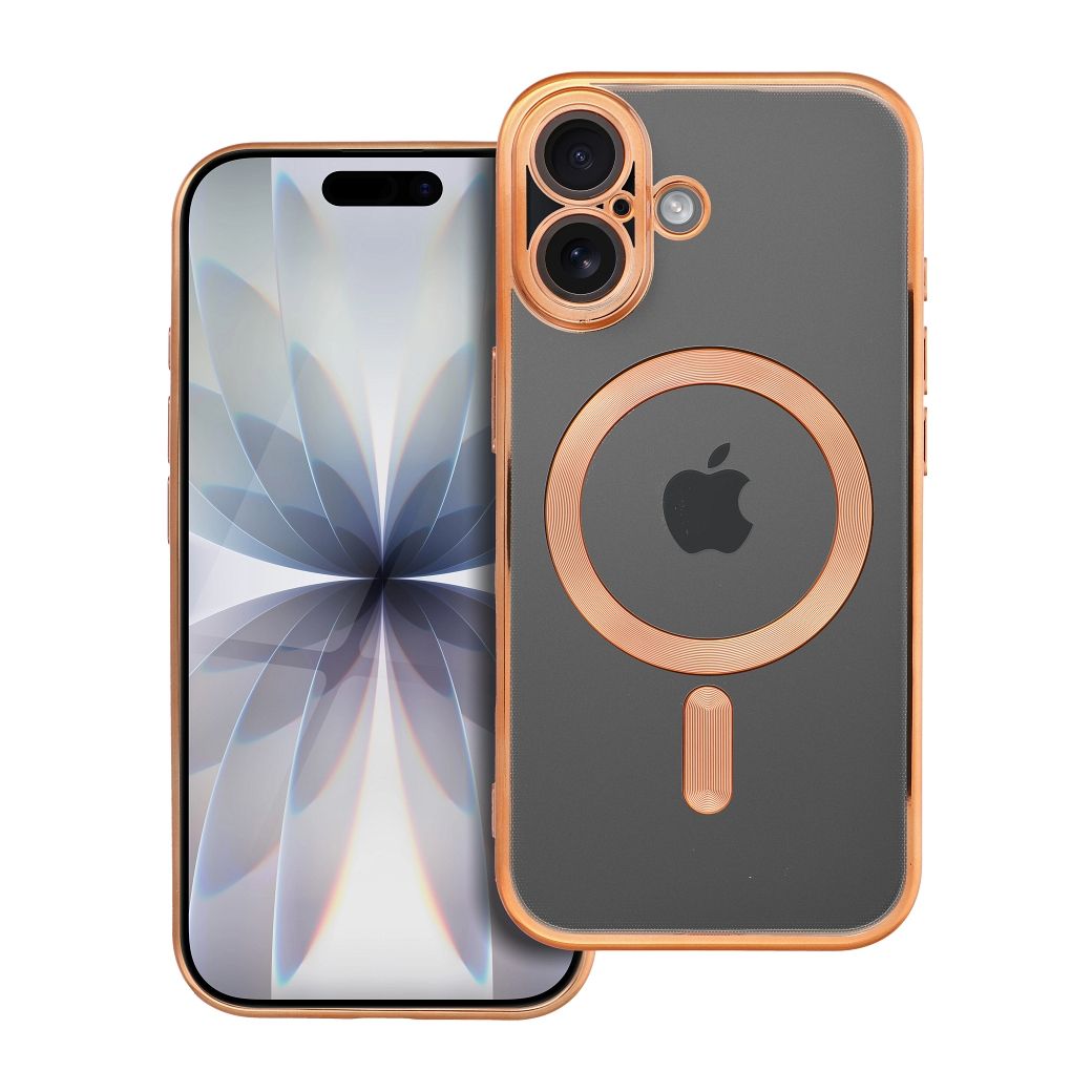 ELECTRO MAG COVER case compatible with MagSafe jaoks IPHONE 17 kuldne