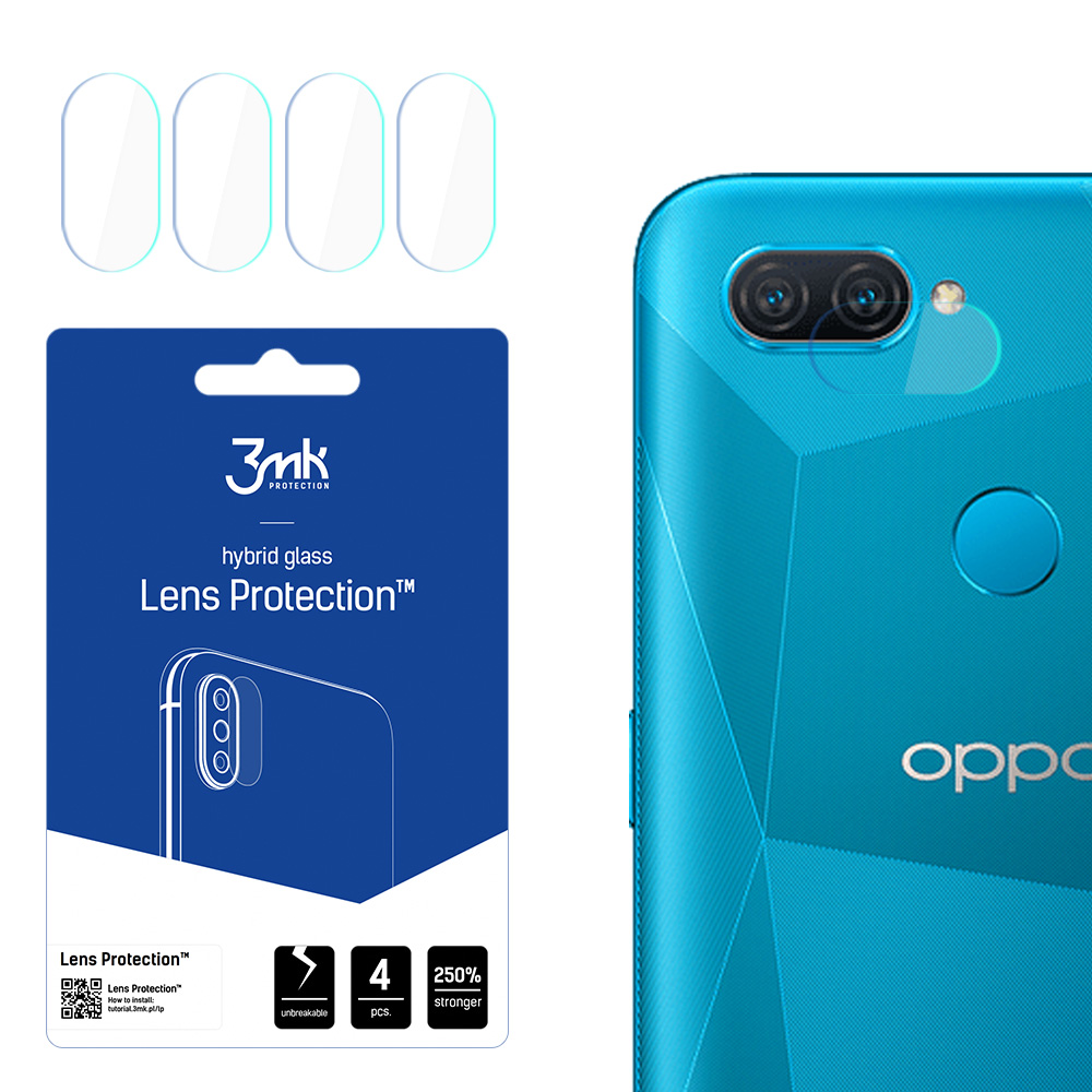 3mk Lens Protection Camera Glass jaoks Oppo A12