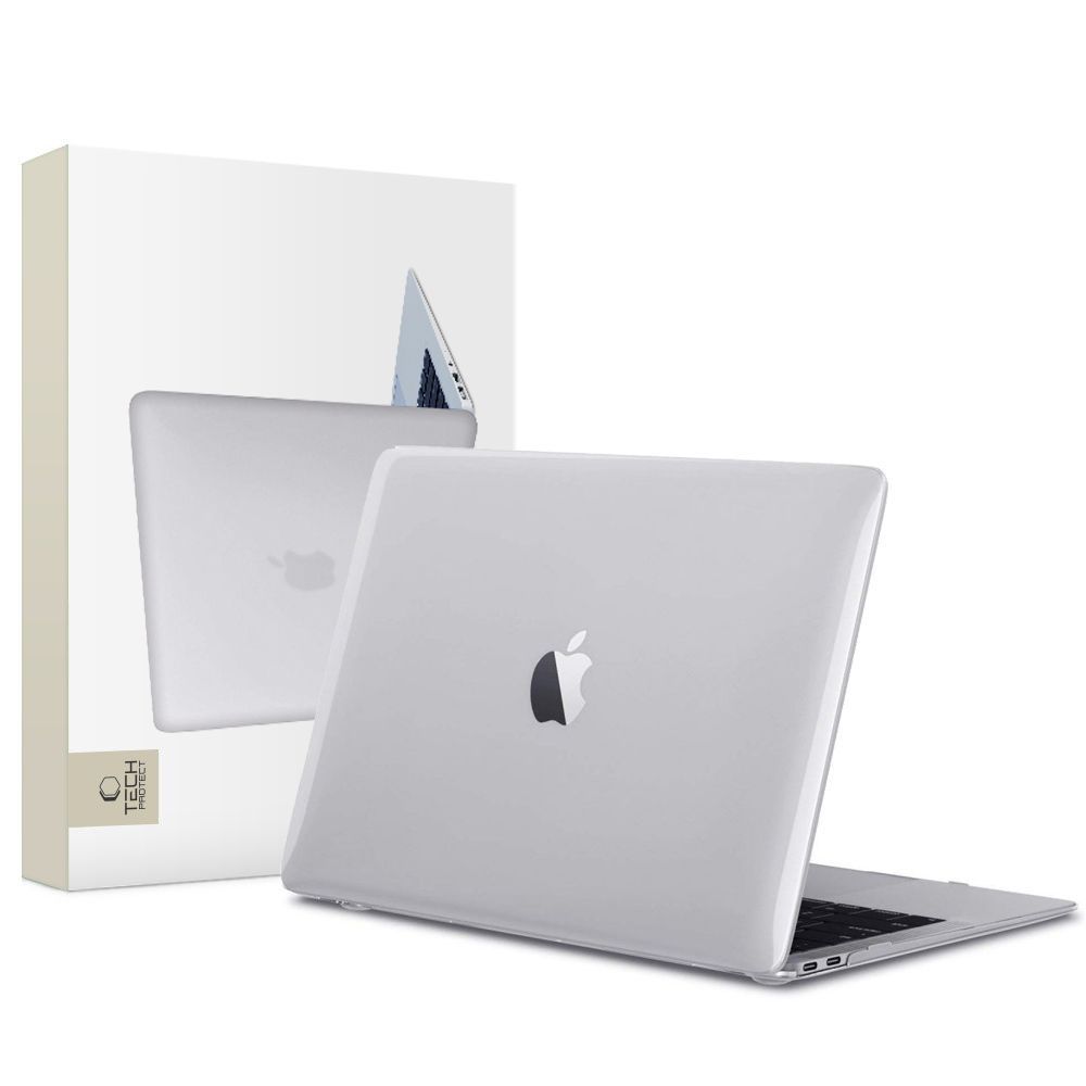 Tech-Protect SmartShell Ümbris jaoks MacBook Air 13'' 2018-2020 - läbipaistev
