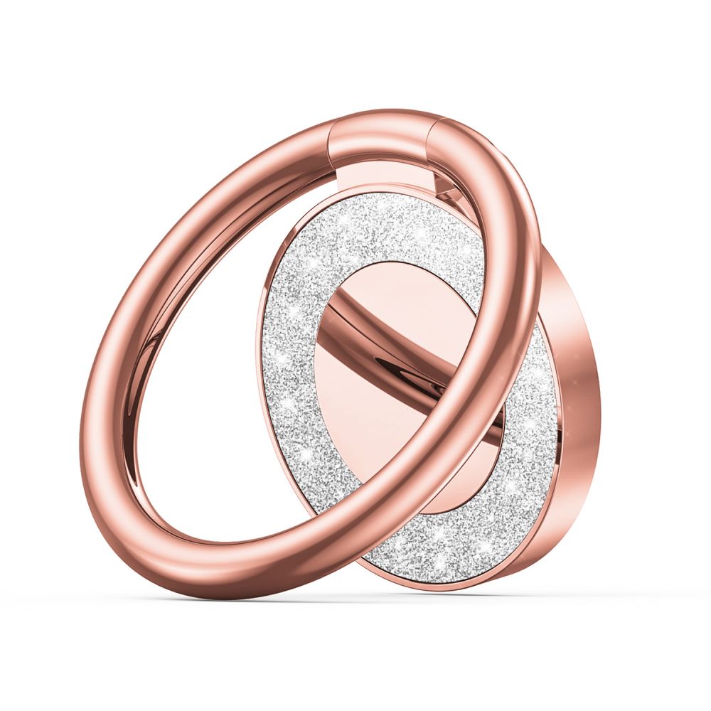 Tech-Protect Magnetic Phone Ring Hoidja / Ring koos Alus Function - roosa