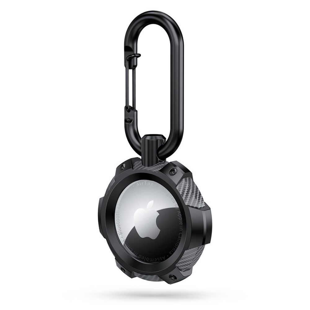 Tech-Protect TPUCarbon Ümbris jaoks Apple AirTag - must