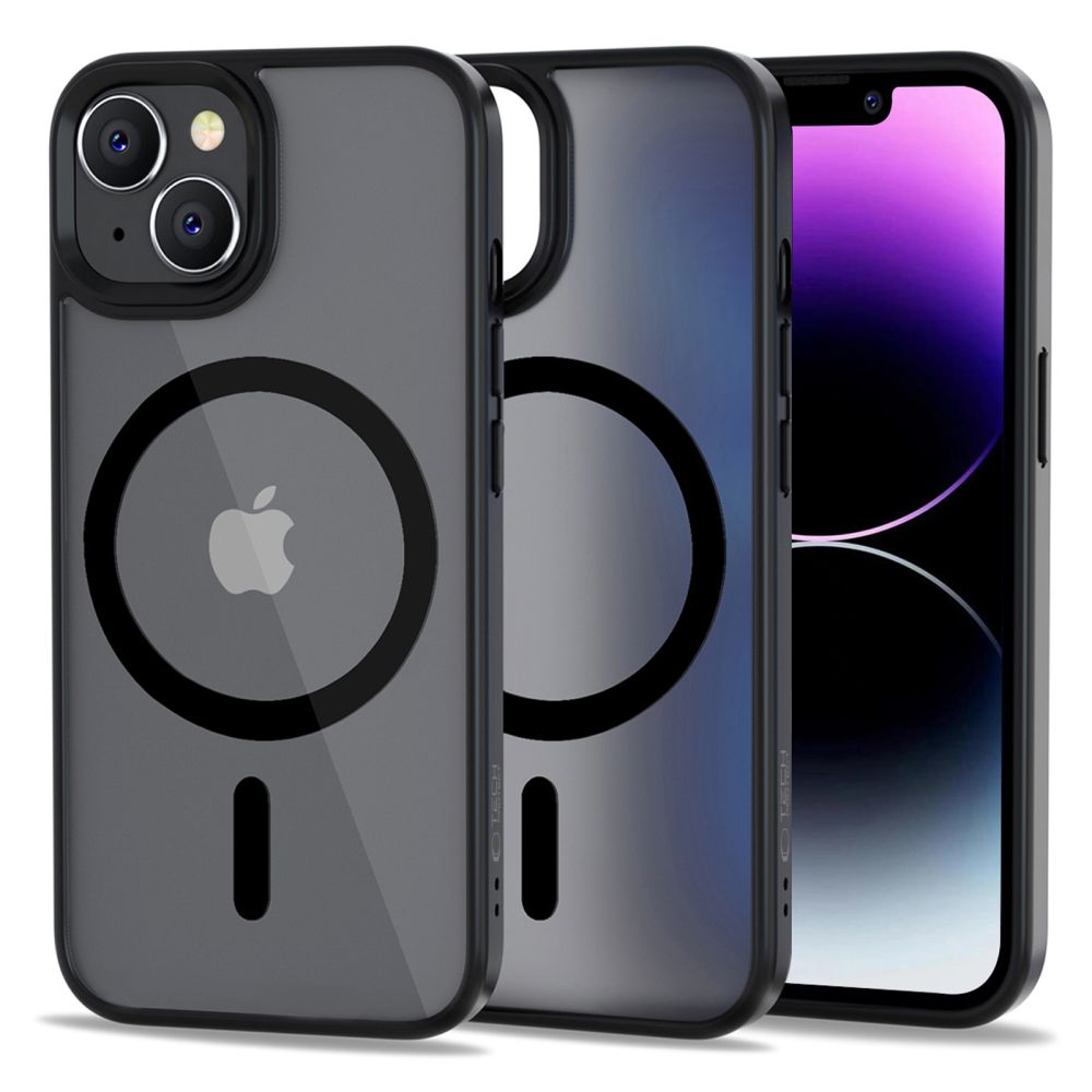 Tech-Protect MagMat MagSafe iPhone 14 Ümbris - Matte must