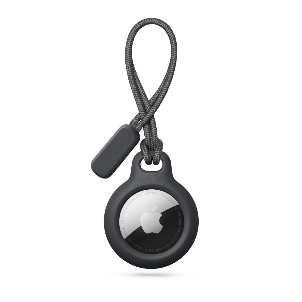 Tech-Protect Rough Chain чехол для Apple AirTag с подвеской - чёрный