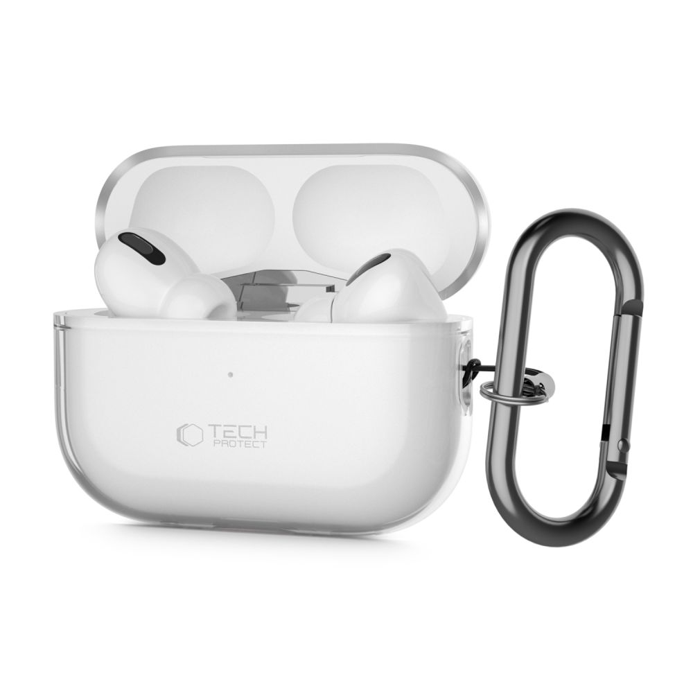 Tech-Protect FlexAir Ümbris jaoks Apple AirPods Pro 1 / 2 - Clear