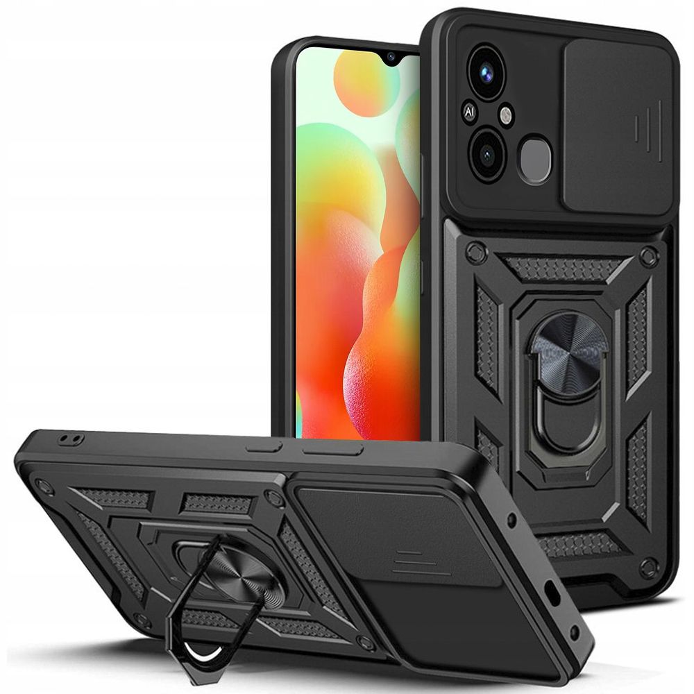 Tech-Protect CamShield Pro Ümbris jaoks Xiaomi Redmi 12C - must