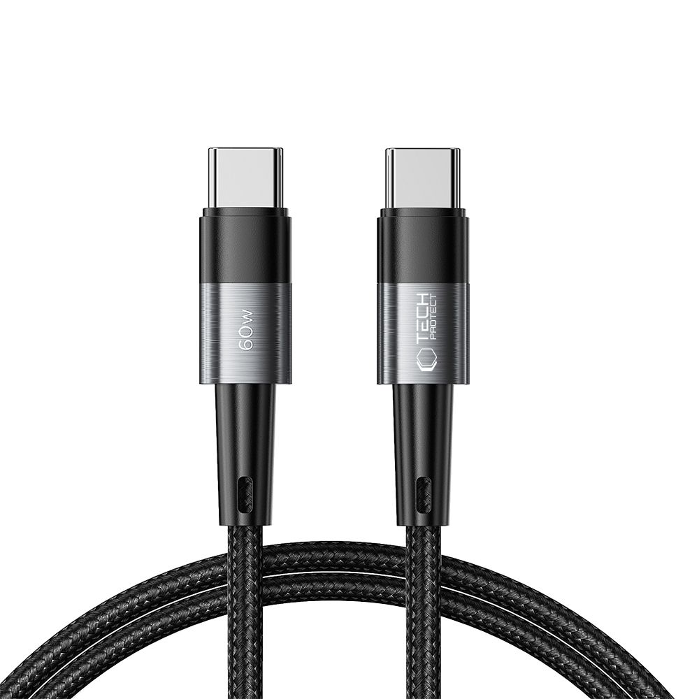 Tech-Protect UltraBoost USB-C / USB-C PD Kaabel 60W 3A 1m - hall