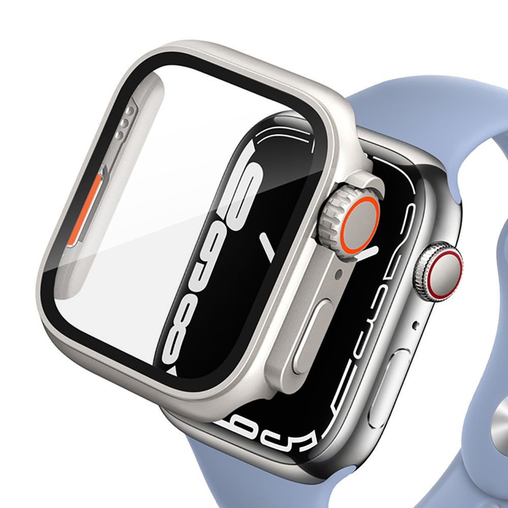 Tech-Protect Defense360 ümbris jaoks Apple Watch 7 / 8 / 9 (45 mm) - titanium oranž