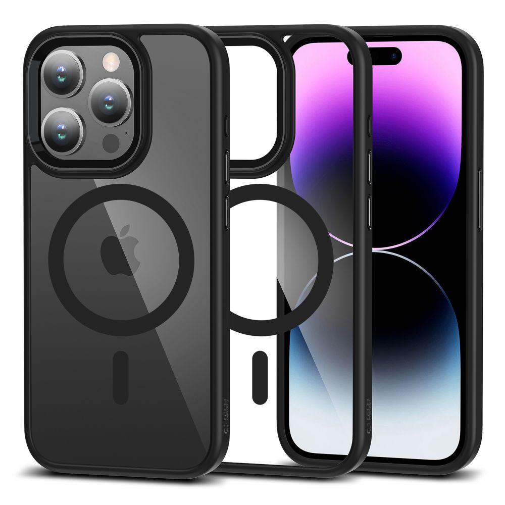 Tech-Protect MagMat MagSafe iPhone 15 Pro Ümbris - Clear must